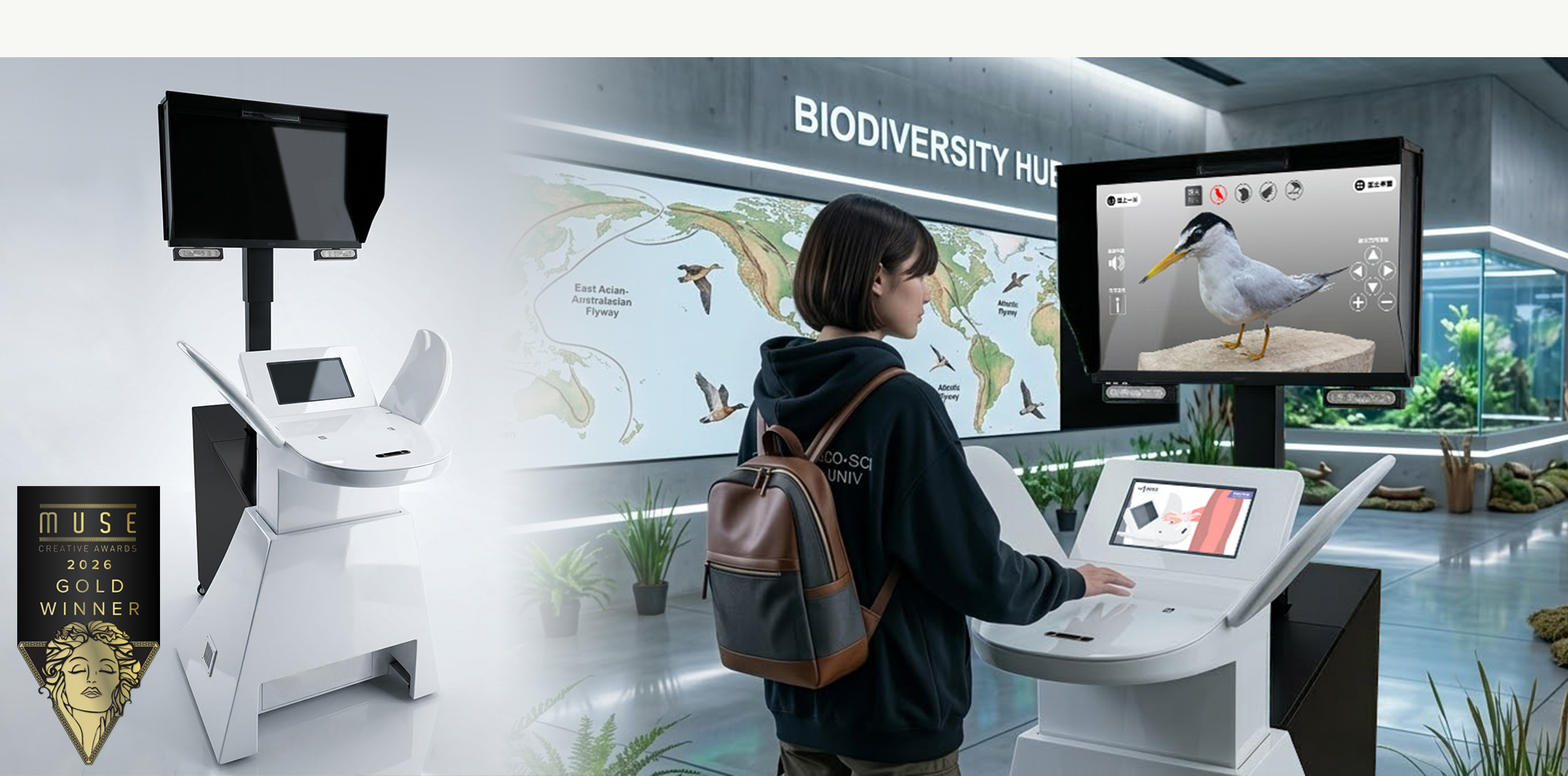 3D裸視翼翔號互動機台